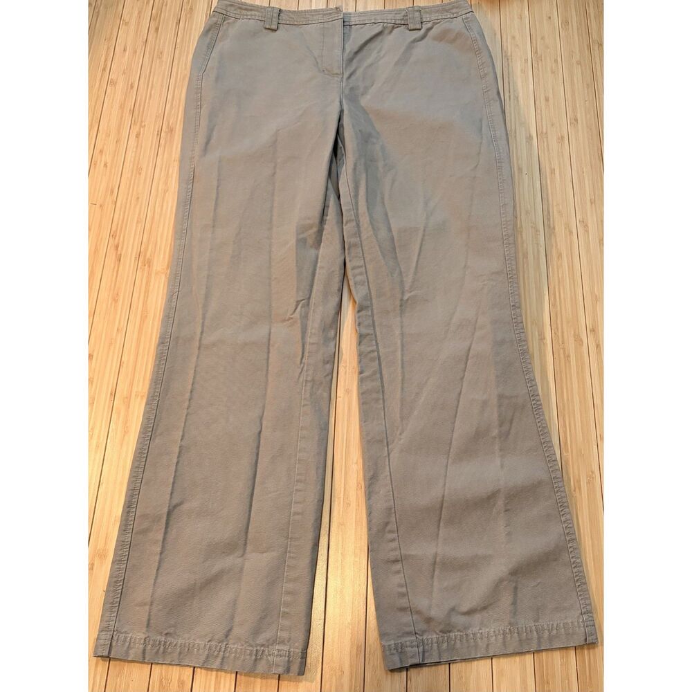 Isaac Mizrahi for Target Women’s Size 12 Khaki Wide Leg Cotton Pants